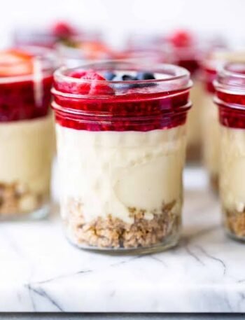 Quick & Easy High Protein Cheesecake Jar